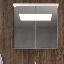 Armário de Banheiro 65cm 02 Portas Ref 502 Cewal - Branco/Arenito
