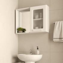 Armário de Banheiro 70 cm com Espelho 1 Pta Multi Bertolini Armário de Banheiro 70 cm com Espelho 1 Pta Multi Bertolini