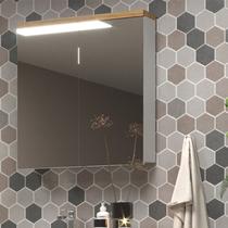 Armário de Banheiro 70cm 02 Portas Ref 710 Cewal - Branco/Itapuã Armário de Banheiro 70cm 02 Portas Ref 710 Cewal - Branco/Itapuã