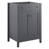 Armário de banheiro Modway Nantucket 24" cinza