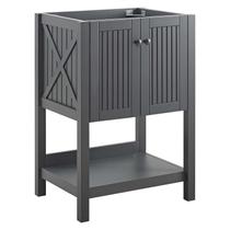 Armário de banheiro Modway Steam Grey Soft-Close Doors