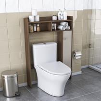 Armário de Banheiro para Vaso Sanitário CR10165 Suspenso 1 Porta MDP 81.5CM Mumbai-Arenas