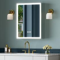 Armário de banheiro TIFULLHOME 41 x 61 cm com espelho LED, ligação elétrica direta Armário de banheiro TIFULLHOME 41 x 61 cm com espelho LED, ligação elétrica direta