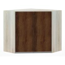 Armário De Canto Diagonal 2 Portas Lis Legno Crema