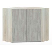 Armário De Canto Diagonal 2 Portas Lis Legno Crema