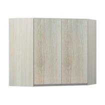 Armário De Canto Diagonal Luciane 2 Portas Lis Legno Crema