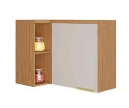 Armario de Canto Itatiaia New Porto 1 porta Cinamomo/Off White Armario de Canto Itatiaia New Porto 1 porta Cinamomo/Off White