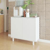 Armário de Cozinha 2 Portas 2 Prateleiras Branco Bbc 16 - Brv Armário de Cozinha 2 Portas 2 Prateleiras Branco Bbc 16 - Brv