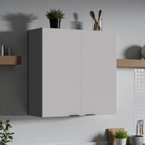 Armário de Cozinha 2 Portas 80cm 100% MDF Dobradiças Slow Motion Lúmina Itatiaia Armário de Cozinha 2 Portas 80cm 100% MDF Dobradiças Slow Motion Lúmina Itatiaia