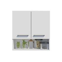 Armário de Cozinha 2 Portas Aéreo com Nicho Modular Compacto Móveis Bonatto