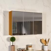 Armário de Cozinha 3 Portas 120cm Vidro Reflecta 100% MDF Dobradiças Slow Motion Lúmina Itatiaia Armário de Cozinha 3 Portas 120cm Vidro Reflecta 100% MDF Dobradiças Slow Motion Lúmina Itatiaia