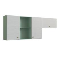 Armário de Cozinha 3 Portas 2 Nichos Atena