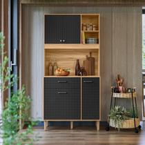 Armario de Cozinha 4 Portas 1 Gaveta Erva Doce 90