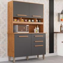 Armário de Cozinha 4 Portas 2 Gavetas Sofia Plus Imop Móveis