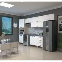 Armário De Cozinha 5 Peças Sem Tampo Crema Com Branco Armário De Cozinha 5 Peças Sem Tampo Crema Com Branco