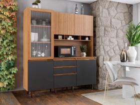 Armário de Cozinha 5 Portas 3 Gavetas Superiore