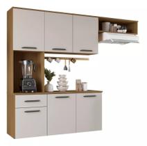 Armário De Cozinha 6 Portas 1 Gaveta Gisele Cozinha Completa