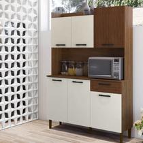 Armário de Cozinha 6 Portas 1 Gaveta Kit Gênova Armário de Cozinha 6 Portas 1 Gaveta Kit Gênova