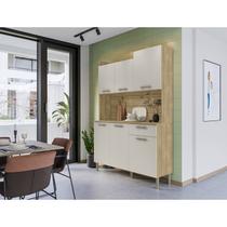 Armário de Cozinha 6 Portas 1 Gaveta Kit Gênova Armário de Cozinha 6 Portas 1 Gaveta Kit Gênova