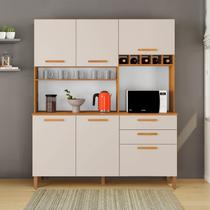 Armário de Cozinha 6 Portas 2 Gavetas 100% MDF Athenas Yescasa