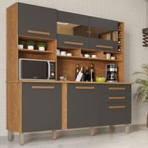 Armário de Cozinha 6 Portas 2 Gavetas Alexia Top