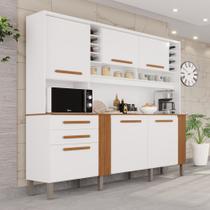 Armário de Cozinha 6 Portas 2 Gavetas Catar