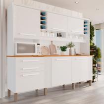 Armário de Cozinha 6 Portas 2 Gavetas Catar