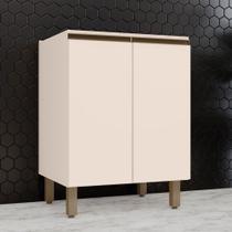 Armário de Cozinha 60 Cm Connect 2 Portas 100% Mdf Off White C78 - Henn Armário de Cozinha 60 Cm Connect 2 Portas 100% Mdf Off White C78 - Henn