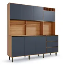 Armário de Cozinha 7 Portas 3 Gavetas Nicho Versatti