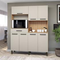 Armário de Cozinha 7 Portas e 1 Gaveta