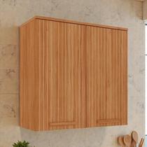 Armário de Cozinha 70cm 2 Portas Frisadas em MDF Itafriz Itatiaia Marrom/Cinamomo Armário de Cozinha 70cm 2 Portas Frisadas em MDF Itafriz Itatiaia Marrom/Cinamomo