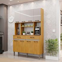 Armário de Cozinha 8 Portas 2 Gavetas New Ônix