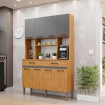 Armário de Cozinha 8 Portas 2 Gavetas New Ônix