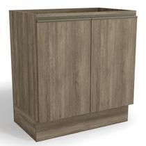 Armário de Cozinha 80 cm Maxxi 2 Portas G744 Nogal - Kappesberg