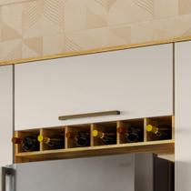 Armário de Cozinha Aéreo 100% MDF 1 Porta Basculante Suspenso Nápoli Prime 100% MDF