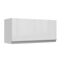 Armário de Cozinha Aéreo 100% MDF 70 cm 1 Porta Basculante Frente Branco Brilho Acordes Madesa Armário de Cozinha Aéreo 100% MDF 70 cm 1 Porta Basculante Frente Branco Brilho Acordes Madesa