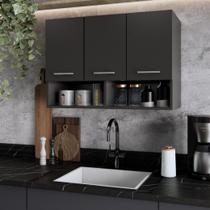 Armário de Cozinha Aereo 3 ou 4 Portas Multiuso Organizador Modular Móveis Bonatto Armário de Cozinha Aereo 3 ou 4 Portas Multiuso Organizador Modular Móveis Bonatto