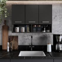 Armário de Cozinha Aéreo 3 Portas com Nicho Bonatto