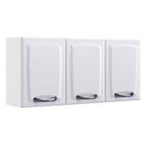 Armário De Cozinha Aéreo 3 Portas Em Aço Itatiaia New Premium Branco