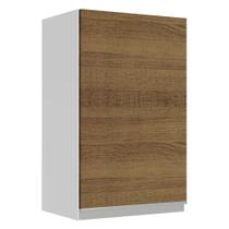 Armário de Cozinha Aéreo 40 cm 1 Porta Branco/Rustic Glamy Madesa Armário de Cozinha Aéreo 40 cm 1 Porta Branco/Rustic Glamy Madesa