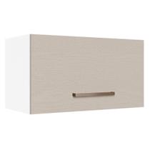 Armário de Cozinha Aéreo 60 cm 1 Porta Basculante Branco/Crema Agata Madesa Armário de Cozinha Aéreo 60 cm 1 Porta Basculante Branco/Crema Agata Madesa