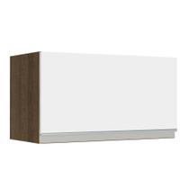 Armário de Cozinha Aéreo 60 cm 1 Porta Rustic/Branco Glamy Madesa Armário de Cozinha Aéreo 60 cm 1 Porta Rustic/Branco Glamy Madesa