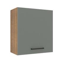 Armário de Cozinha Aéreo 60 cm 1 Porta Rustic/Cinza Agata Madesa