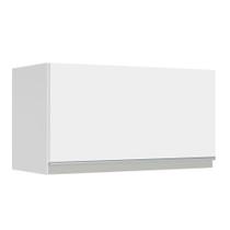 Armário de Cozinha Aéreo 60 cm 1 Porta Suspensa Branco Glamy Madesa Armário de Cozinha Aéreo 60 cm 1 Porta Suspensa Branco Glamy Madesa