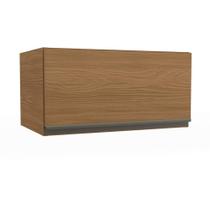 Armário de Cozinha Aéreo 60cm 1 Porta Basculante Geladeira G772 Maxxi Canela Kappesberg