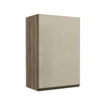Armário de Cozinha Aéreo 60cm 1 Porta com Vidro G763 Maxxi Nogal Kappesberg Armário de Cozinha Aéreo 60cm 1 Porta com Vidro G763 Maxxi Nogal Kappesberg