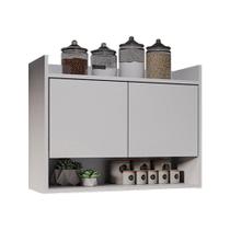 Armário De Cozinha Aéreo 70,5 Cm Com Nicho Colin Branco M12 - D'rossi Armário De Cozinha Aéreo 70,5 Cm Com Nicho Colin Branco M12 - D'rossi