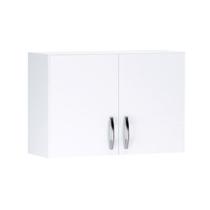 Armário de Cozinha Aereo 80cm 2 Portas Branco - AJL Móveis