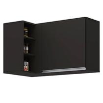 Armário de Cozinha Aéreo Canto Com Nicho Decorativo Ravi L06 - D Rossi