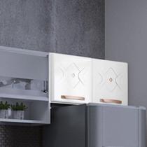 Armário de Cozinha Aéreo Duplo em Aço 2 Portas Mirage New